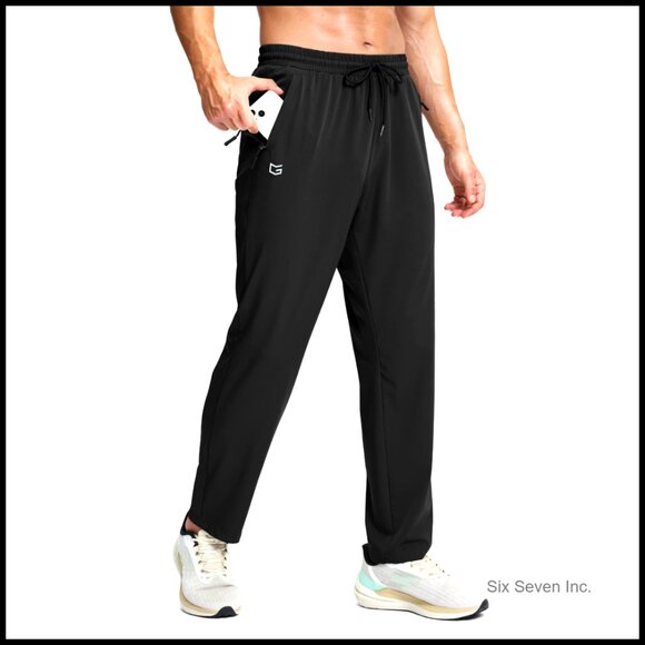 Lightweight Athletic Pants Quick Dry Running Hiking Workout Sweatpants Track